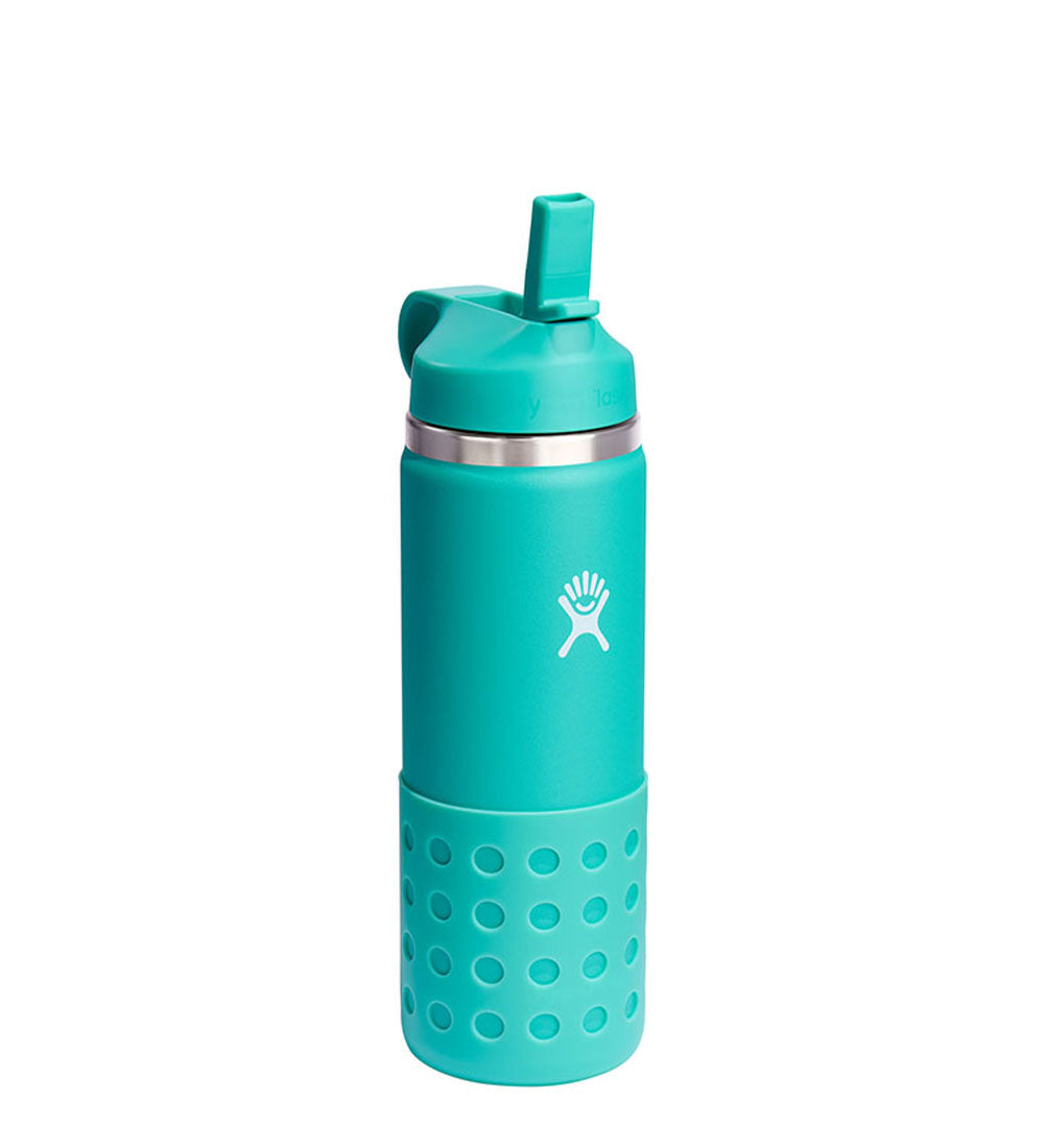 20OZ Kids Wide Mouth Straw Lid & Boot Bottles Mirage – Hydro Flask ...