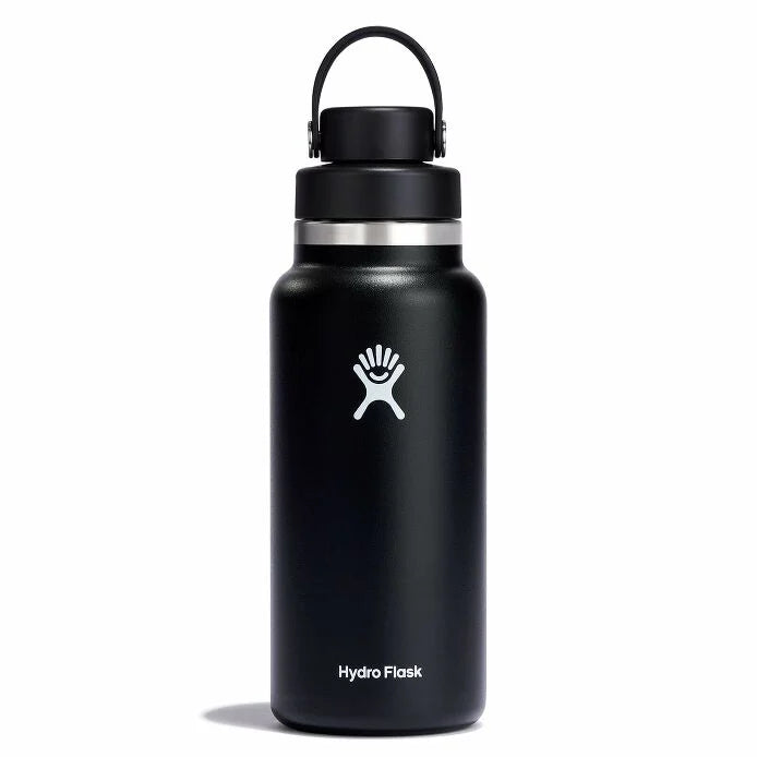 Wide Mouth With Flex Chug Cap Black 32oz