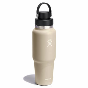 Wide Mouth Travel Bottle With Flex Chug Cap Oat 32oz